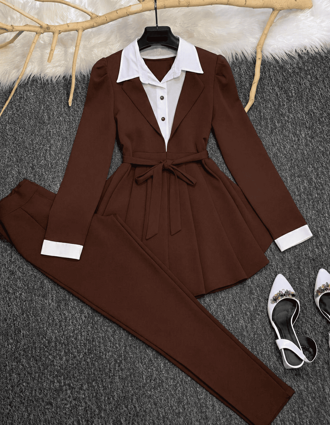 ensemble veste femme pour bureau et cérémonie ENSEMBLE VESTE BUREAU FEMME
