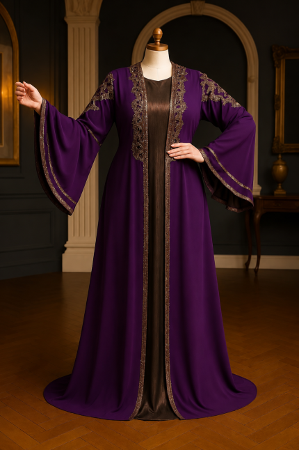 robe d'égypte orientale manche longue pour voilée barakasouq sénégal