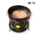 Fourneau malgache économique de 10 kg avec foyer en argile