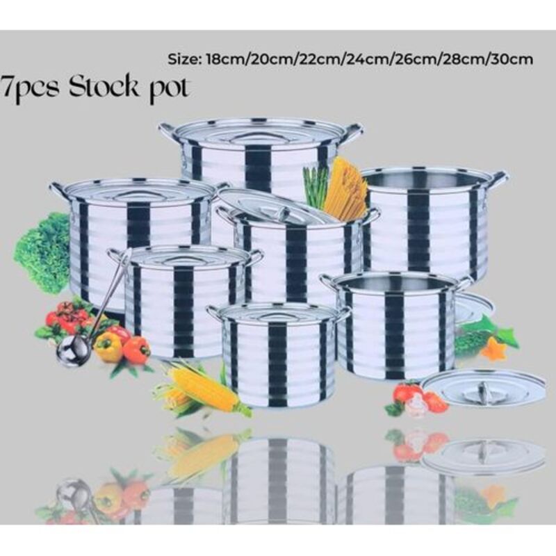 ensemble-marmites-7-pieces-inox Ensemble de marmites 7 pièces en acier inoxydable