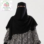 Ensemble niqab et hijab assortis pour femme, disponible en plusieurs couleurs chez Taaral Boutique.