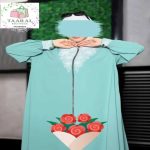 Abaya Zip Brodée – Image 3