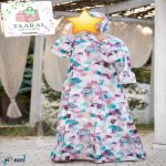 Abaya Évasée à Col Noué – Image 4
