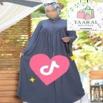Abaya Froncée Coupe Papillon – Image 3