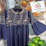 Abaya Plissée Brodée Dentelle – Image 5