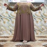 Abaya de Fête à Strass et Sequins – Image 2