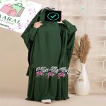 Jilbab Deux Pièces avec Niqab et Poignets Boutonnés – Image 4