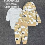 Ensemble 3 Pièces Veste, Body et Pantalon pour Bébé – Image 5