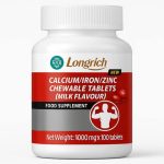 Complément Calcium Longrich 3 en 1 enrichi en calcium, zinc et magnésium