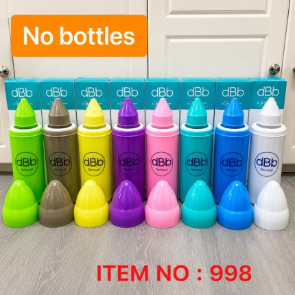 Biberons dBb Remond colorés pour bébé