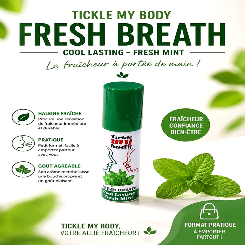 Rafraîchisseur d’haleine Fresh Breath à la menthe