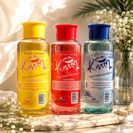Eau de Cologne Kiss Me pour femme en flacon de 500 ml