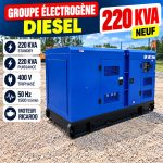 Groupe électrogène diesel TX-POWER TX300 220 KVA neuf