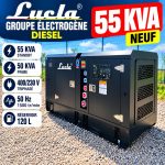 Groupe électrogène diesel LUCLA 55 KVA neuf