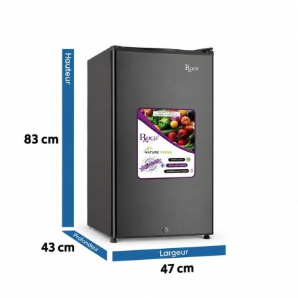 Réfrigérateur bar ROCH RFR120S 85 L gris