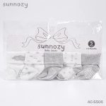 Lot de 5 paires de chaussettes bébé en coton 0-6 mois