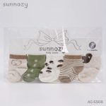 Lot de 5 paires de chaussettes bébé en coton 0-6 mois