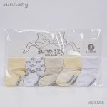 Lot de 5 paires de chaussettes bébé en coton 0-6 mois
